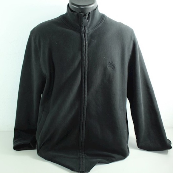 BURBERRY BRIT Black Full Zip Sweater/Jacket XL - Picture 1 of 16